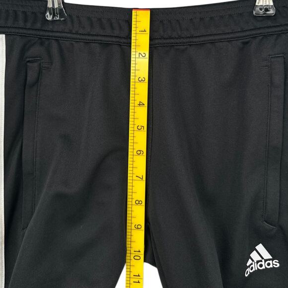 Adidas Black White Stripes Elastic Waistband Trackpants Womens‎ Pants XS - Picture 7 of 8